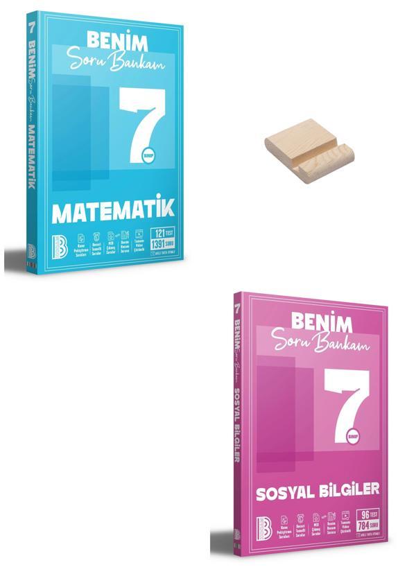 Benim Hocam 7. Sınıf Matematik ve Sosyal Bilgiler Soru Bankası + Telefon Standı - Benim Hocam Yayınları - Image 1