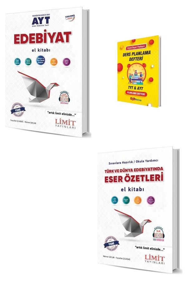Limit AYT Edebiyat ve Eser Özetleri El Kitabı + Planlama Defteri - Limit Yayınları - Image 1