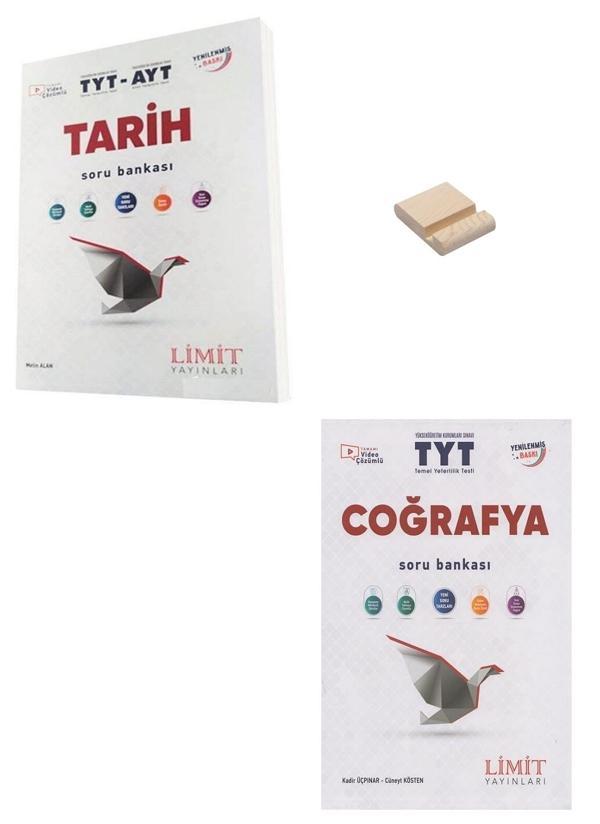 Lİmit TYT Tarih ve Coğrafya Soru Bankası + Telefon Standı - Limit Yayınları - Image 1