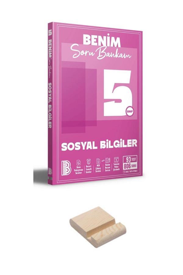 Benim Hocam 5. Sınıf Sosyal Bilgiler Soru Bankası + Telefon Standı - Benim Hocam Yayınları - Image 1