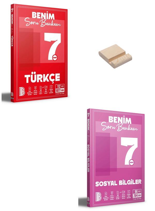 Benim Hocam 7. Sınıf Türkçe ve Sosyal Bilgiler Soru Bankası + Telefon Standı - Benim Hocam Yayınları - Image 1