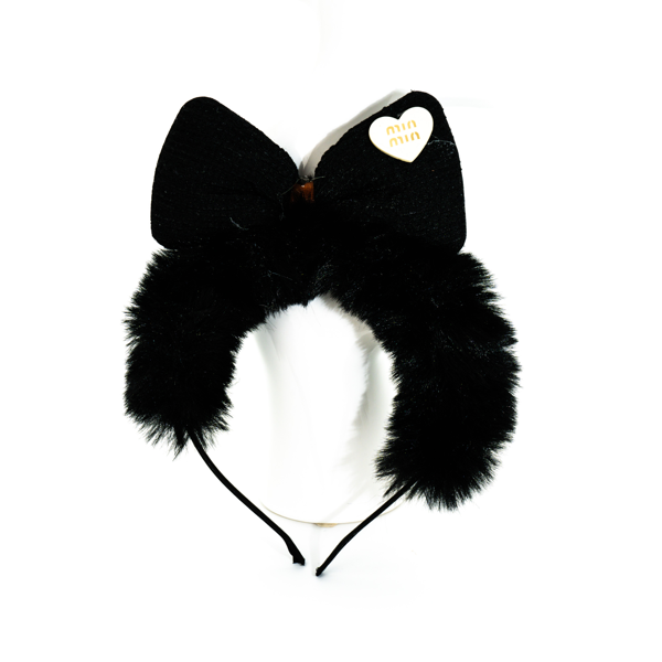 Biem peluş Fiyonklu Taç Siyah - Image 1