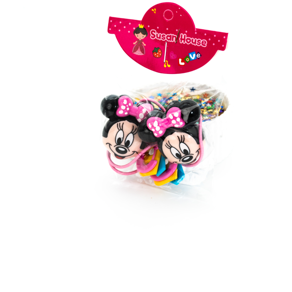 Biem Mickey Mouse Lastik Toka Açık Pembe - Image 1