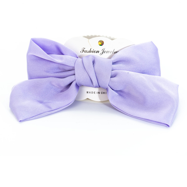 Biem Saten Fiyonk Toka Lila - Image 1