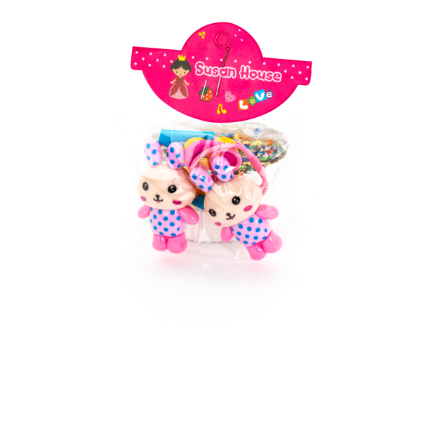 Biem Tavşanlı Lastik Toka Açık Pembe - Image 1