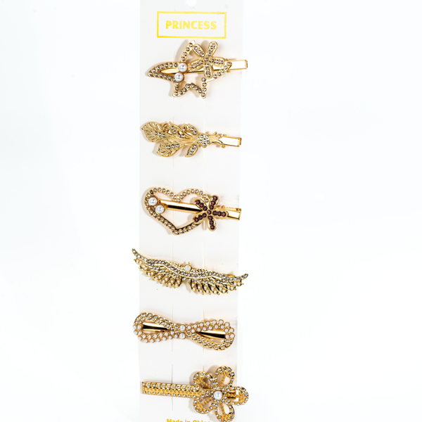 Biem İncili Çıtçıt Yan Toka Set 1 - Image 1