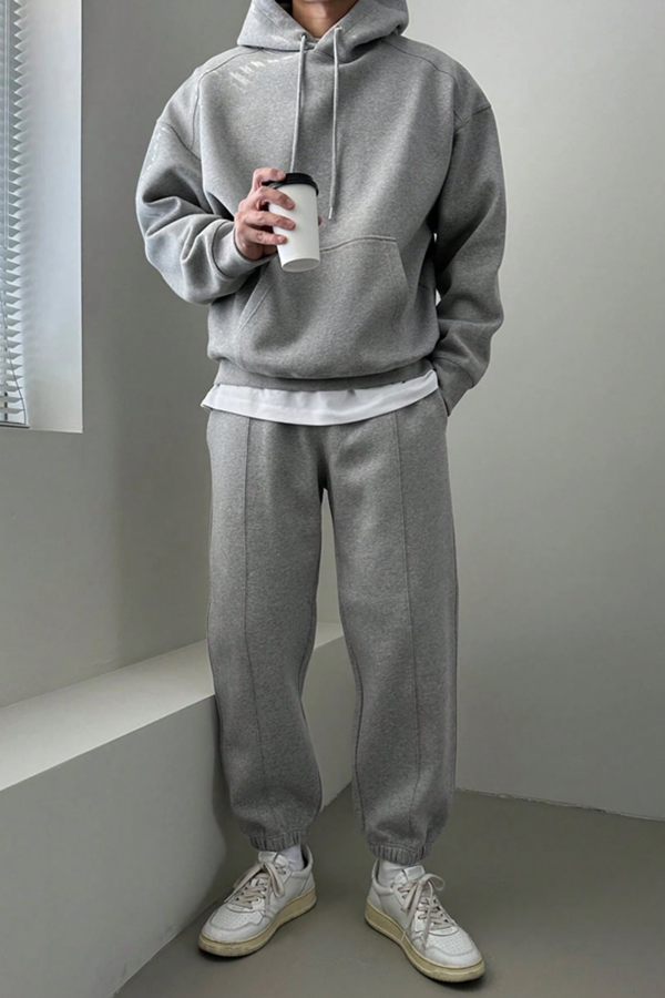 Genius Store Erkek Eşofman Takımı Şardonlu 3 İplik İçi Polarlı Günlük Eşofman Takımı 3İPLİK-TAKIM - Image 1