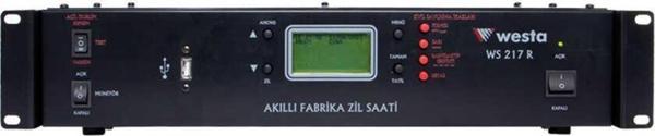 Westa WS-217 R Akıllı Fabrika Zil Saati Rack Tipi - Image 1