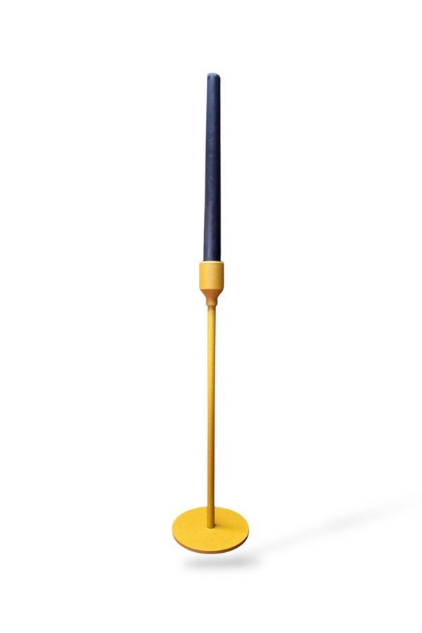 Mumsema Hediyelik Dekoratif Altın Lale Şamdan & Mumluk 27 Cm - Image 1