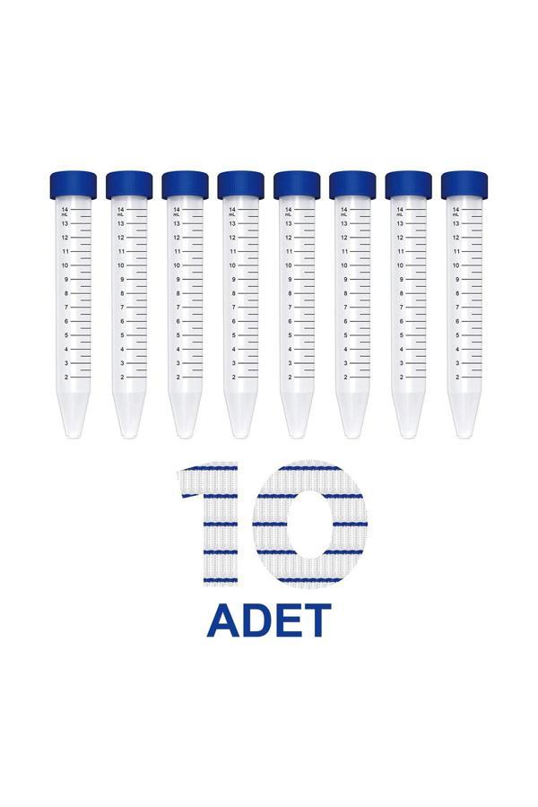 Atel-San Falkon Tüpü 15 Ml / Santrifüj Tüpü - Dibi Konik - 10 Adet - Image 1