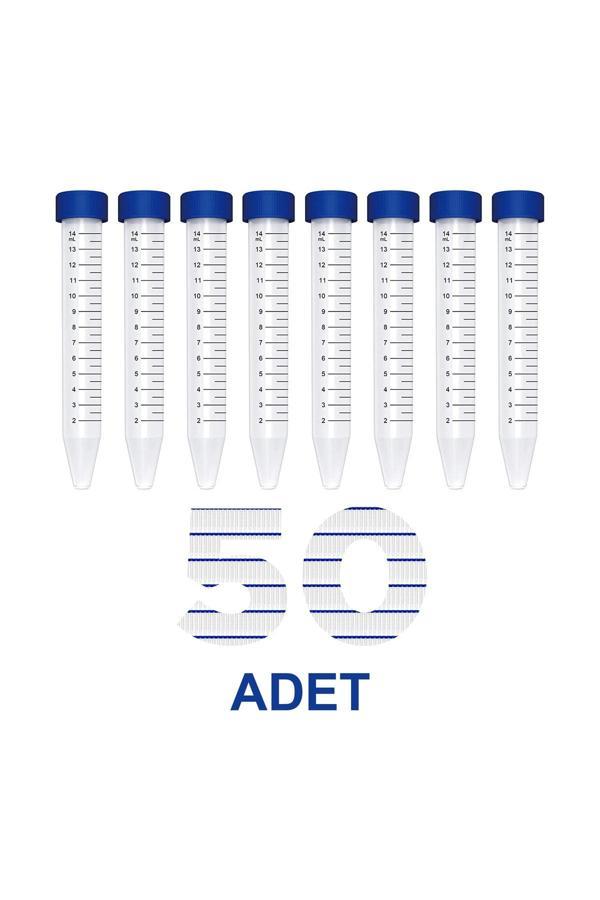 Atel-San Falkon Tüpü 15 Ml / Santrifüj Tüpü - Dibi Konik - 50 Adet - Image 1