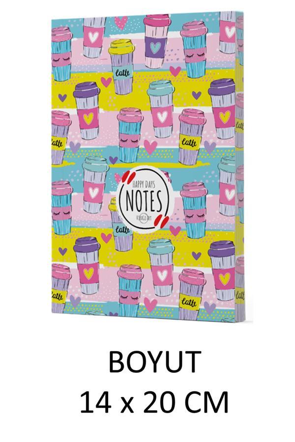 Dokuz Yayınları Vivago Art Kahve 10 - Çizgili Defter 14 X 20 Cm Bez Çanta Hediyeli Kod 10 - Dokuz Yayınları - Image 1