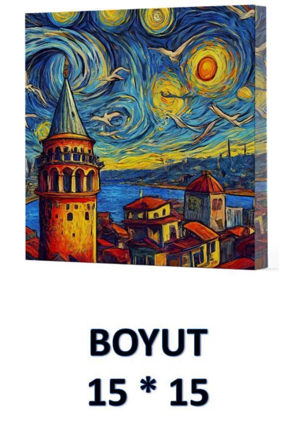 Dokuz Yayınları Vivago Art Van Gogh Galata Çizgisiz Defter 15 X 15 Cm Bez Çanta Hediyeli Kod 5 - Dokuz Yayınları - Image 1