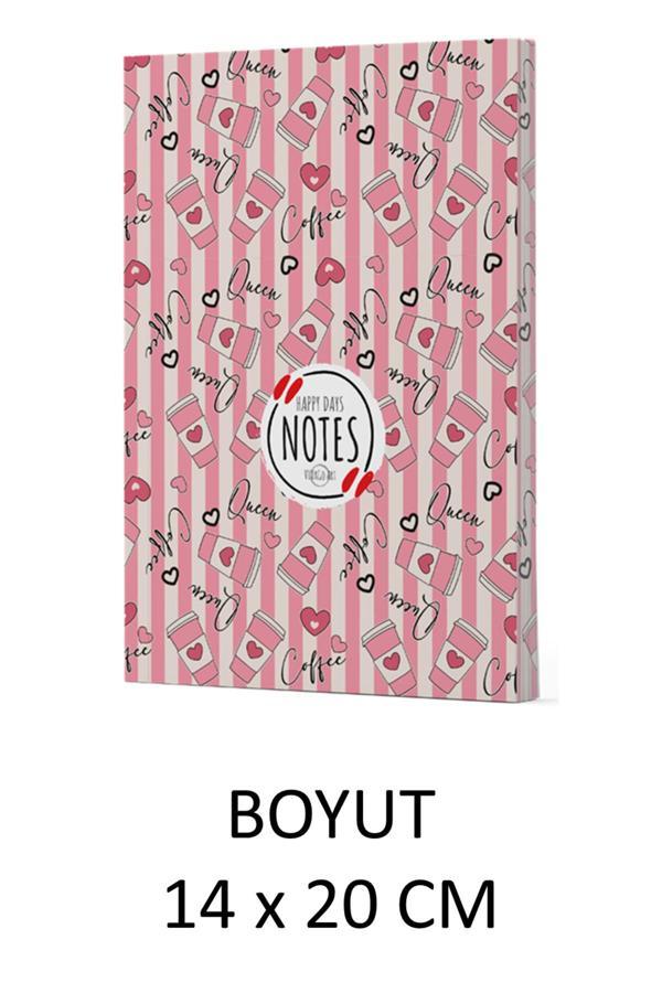 Dokuz Yayınları Vivago Art Kahve 8 - Çizgili Defter 14 X 20 Cm Bez Çanta Hediyeli Kod 8 - Dokuz Yayınları - Image 1