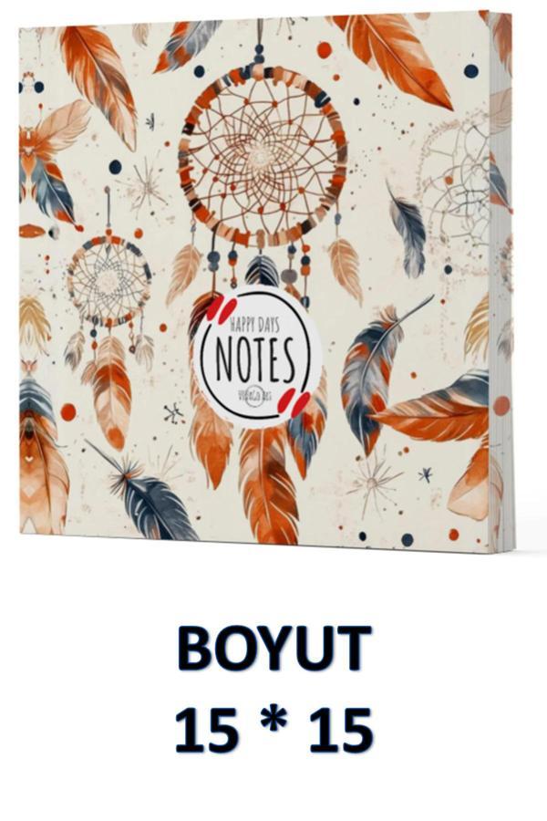 Dokuz Yayınları Vivago Art Tüy Çizgisiz Defter 15 X 15 Cm Bez Çanta Hediyeli Kod 5 - Dokuz Yayınları - Image 1