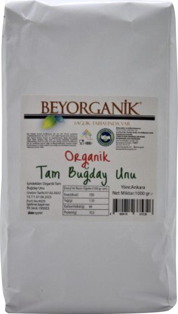 Beyorganik Organik Tam Buğday Unu 1kg - Image 1