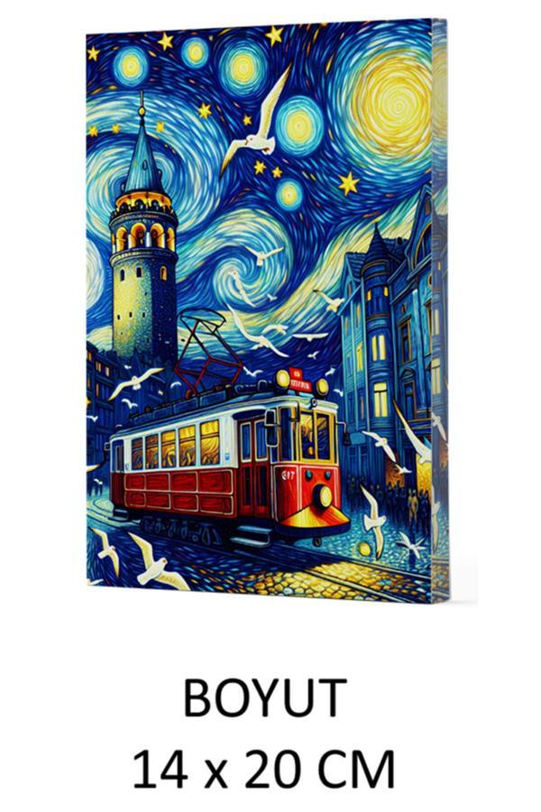 Dokuz Yayınları Vivago Art Van Gogh Galata Çizgili Defter 14 X 20 Cm Bez Çanta Hediyeli Kod 1 - Dokuz Yayınları - Image 1