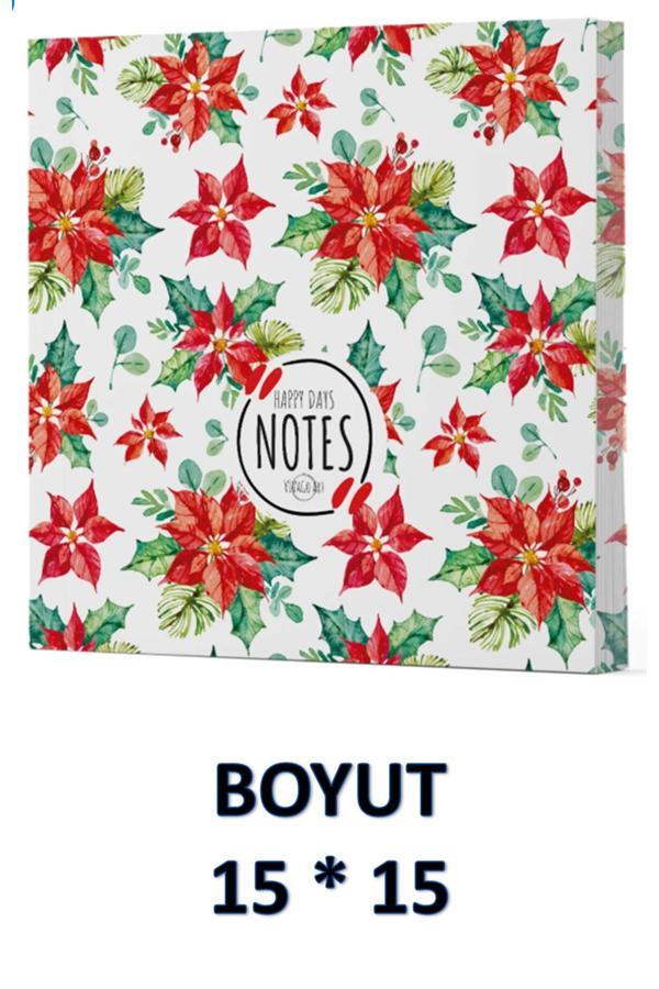 Dokuz Yayınları Vivago Art Yılbaşı Çizgisiz Defter 15 X 15 Cm Bez Çanta Hediyeli Kod 6 - Dokuz Yayınları - Image 1