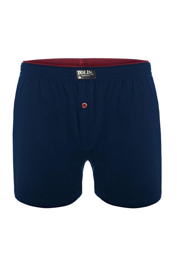 %100 Pamuk Erkek Süprem Şort Boxer 415 - Image 1