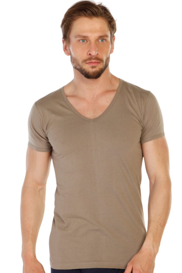 Erkek %100 Pamuklu V Yaka Süprem Fanila 317 - Image 1