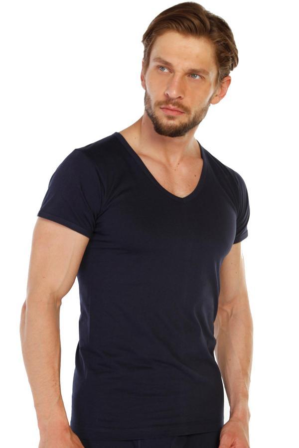 Erkek %100 Pamuklu V Yaka Süprem Fanila 317 - Image 1