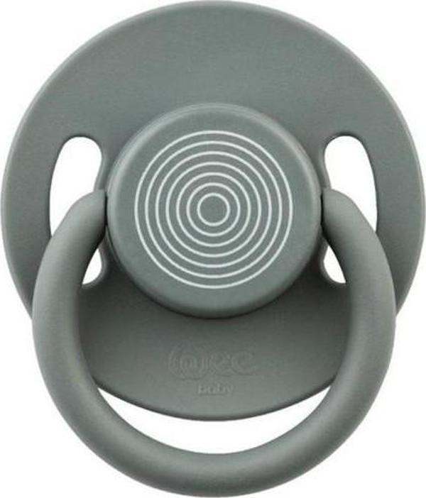 Wee Baby Cool Yuvarlak Uçlu Emzik 0-6 Ay Gri No:1 - Image 1