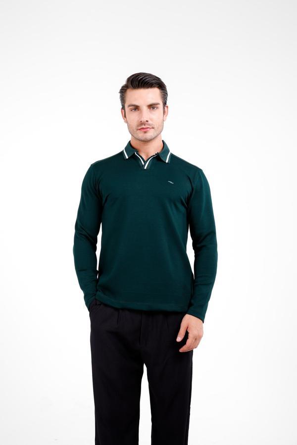 TEPİ Polo Yaka Uzun Kol Kazak - Mint - Image 1