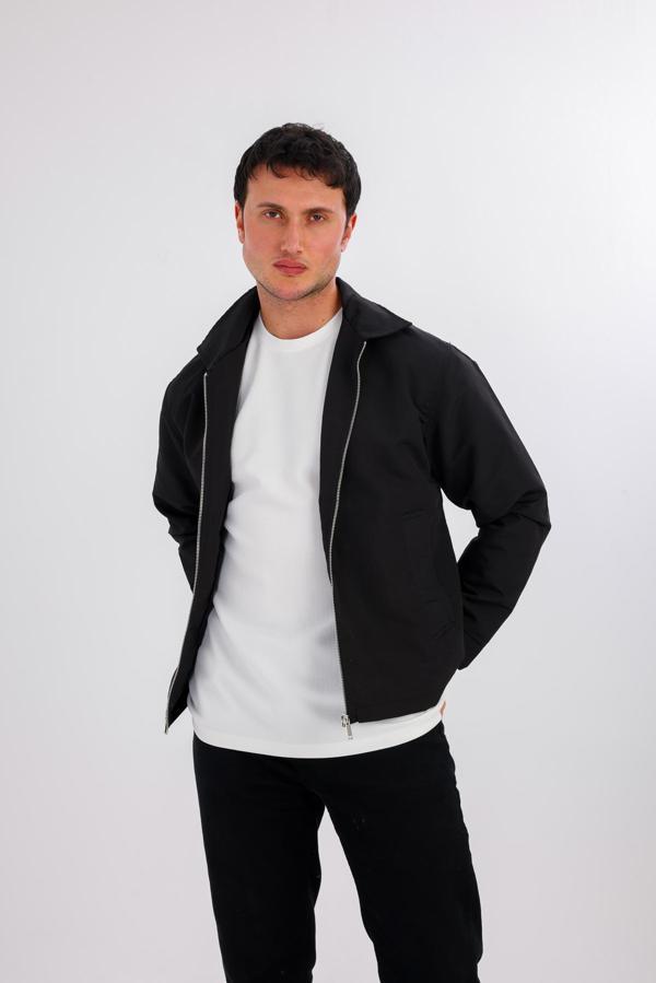 FLECTO Su ve Yağmur Geçirmez Yağmurluk - Siyah - Image 1