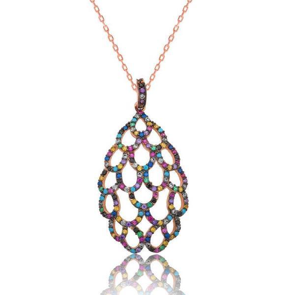 KENPAZAR 925 Ayar Gümüş Renkli Kadın Gümüş Kolye - Image 1