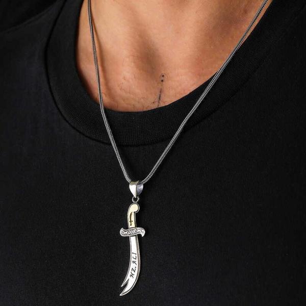 KENPAZAR Gümüş Hz. Ali Zülfikar Kılıcı Kolye - Image 1