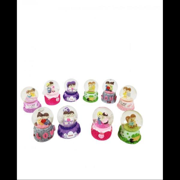 KENPAZAR Dekoratif Mini Boy Sevgililer Kar Küresi - Image 1