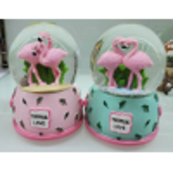 KENPAZAR Flamingo Kar Küresi Büyük Boy - Image 1