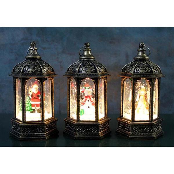 KENPAZAR Yılbaşı Temalı Işıklı Kar Küresi - Image 1