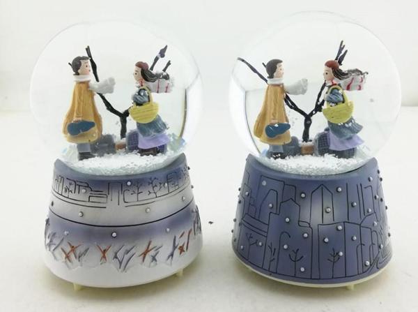 KENPAZAR Kış Masalı Kar Küresi Orta Boy Dekoratif Hediyelik - Image 1