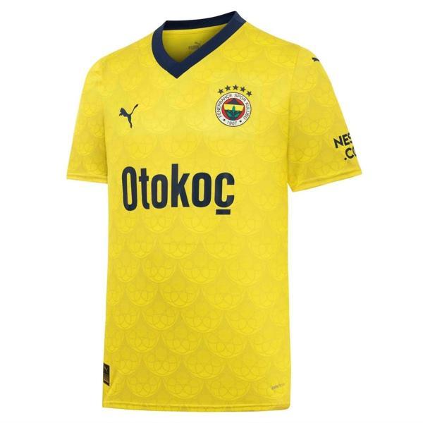 Puma 772008-04 Fsk Away 23/24 Kadın Forma Sarı-Lacivert - Image 1