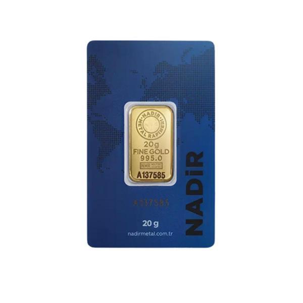 24 Ayar 995 Milyem Nadir Gold 20 Gram Altın - Image 1