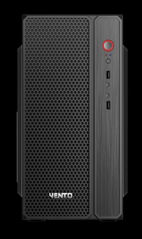 VENTO VS118S 350W Peak Siyah Mini Tower M-ATX Kasa - Image 1