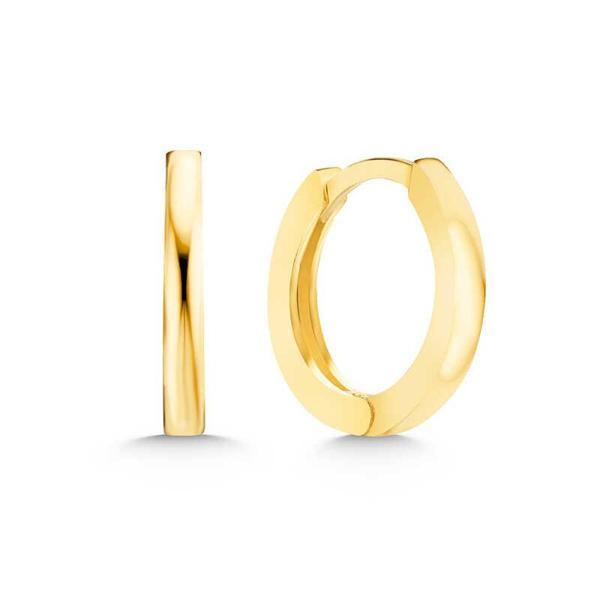 KENPAZAR Gümüş Gold Halka Kadın Küpe - Image 1