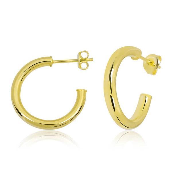 KENPAZAR Gümüş Çivili Halka Küpe - Image 1