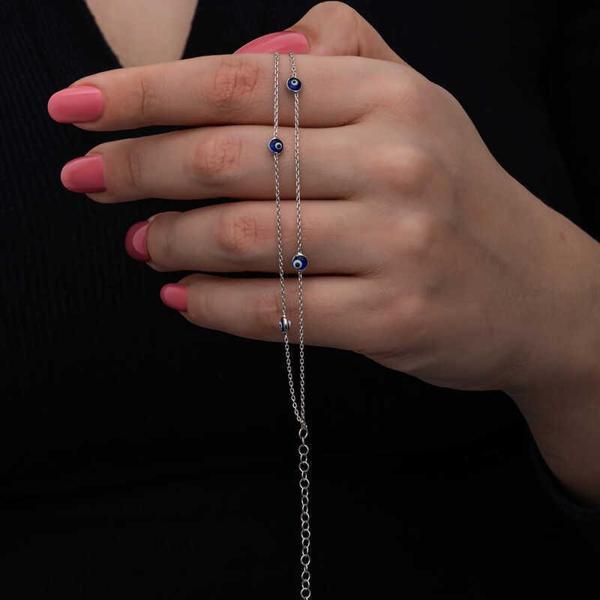 KENPAZAR Gümüş Nazar Kadın Bileklik - Image 1