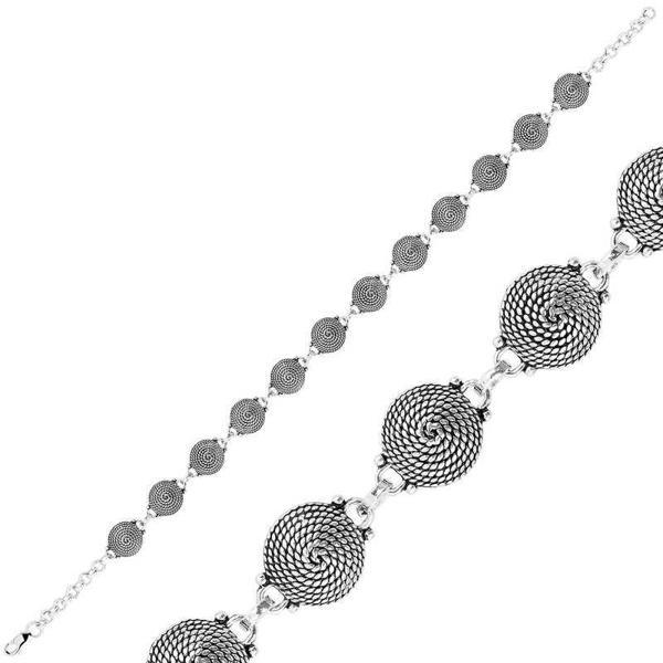 KENPAZAR 925 Ayar Gümüş Telkari Bileklik - Image 1