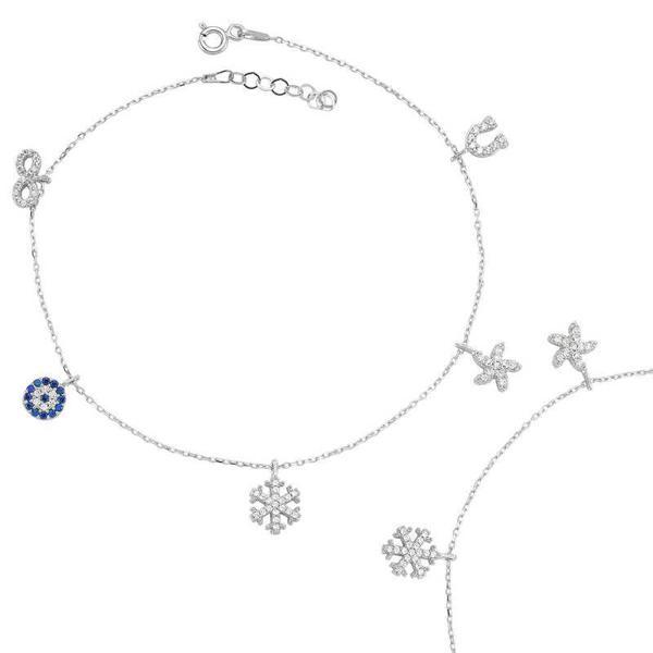 KENPAZAR 925 Ayar Gümüş Şans Bileklik - Image 1