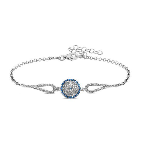 KENPAZAR 925 Ayar Gümüş Nazar Bileklik - Image 1