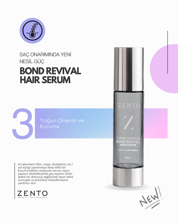 ZENTO Repaır Comlex Bond Revıval Haır Serum 50 ml  - Image 1