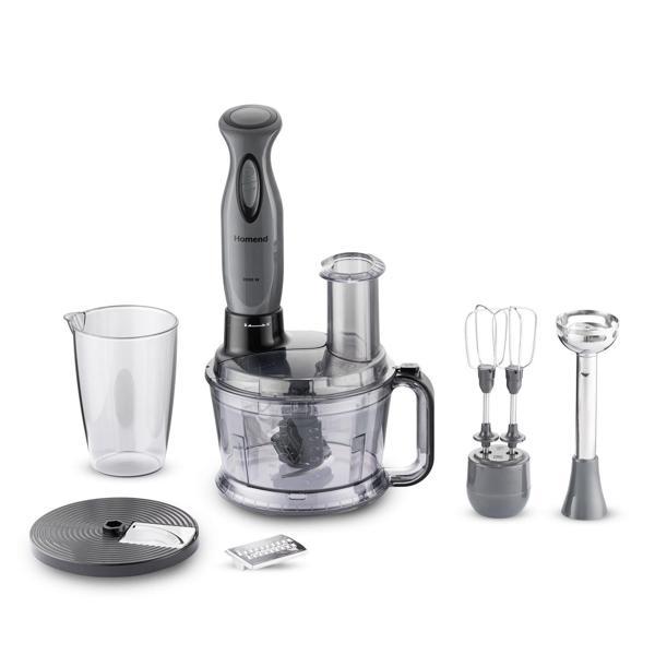 Homend Functionall 2851H Mutfak Robotu Antrasit Siyah - Image 1