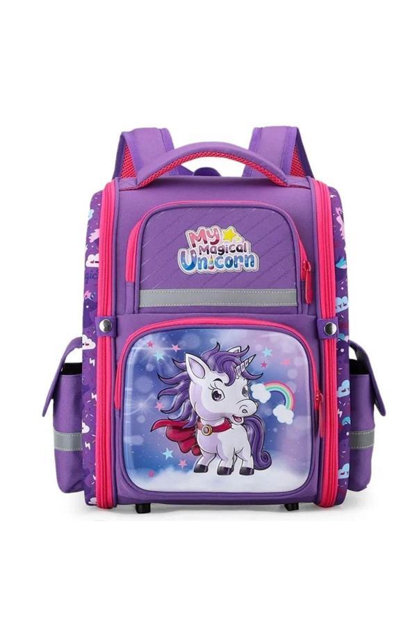 Bliss Premium Unicorn Ortopedik Kolej Çantası - Image 1