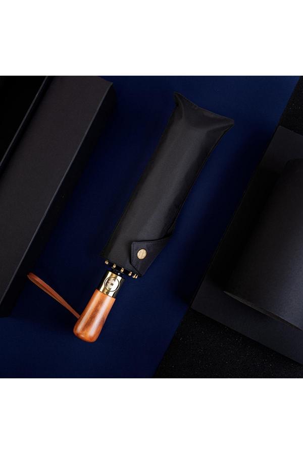 Bliss Premium Ahşap Saplı Şemsiye - Image 1