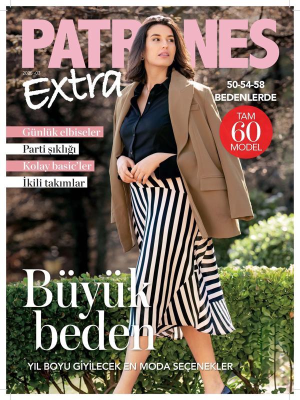  PATRONES EXTRA BÜYÜK BEDEN 2025-3 - Turkuvaz Dergi - Image 1