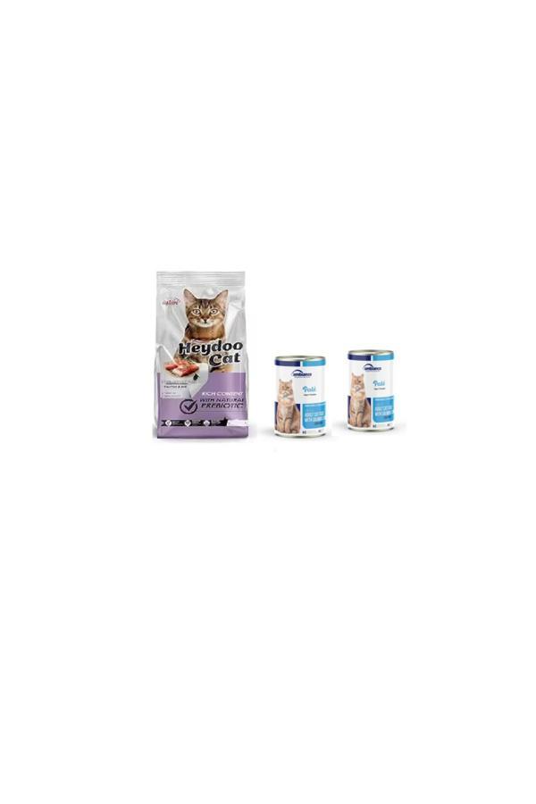 Ambiance Kedi Maması 2 Kg Somonlu Kısırlaştırılmış Somon Pirinçli + Kedi Konserve Somonlu 415 Gr X 2 Adet - Image 1