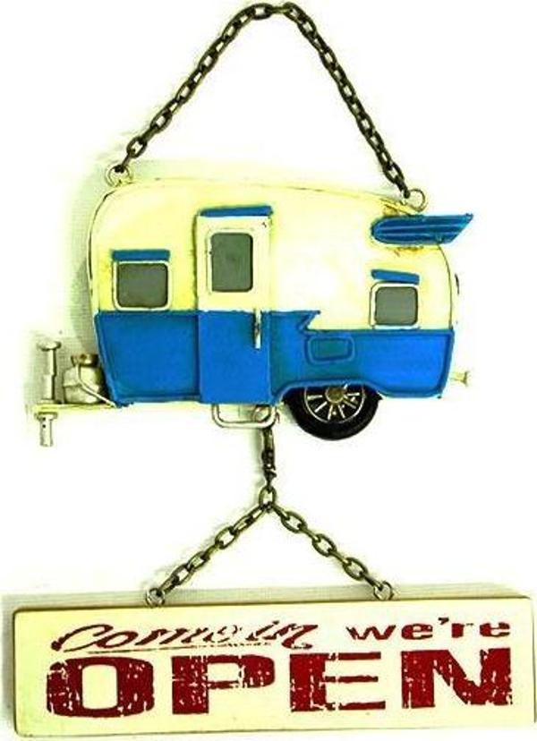 Dekoratif Metal Kapı Yazısı Karavan Vintage Dekoratif Hediyelik - Image 1